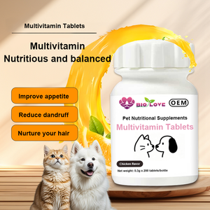 Compléments multivitaminés <span class=keywords><strong>pour</strong></span> chats <span class=keywords><strong>et</strong></span> chiens favorisant la santé globale de la peau, de l'immunité, des articulations <span class=keywords><strong>et</strong></span> de l'énergie, contenant des <span class=keywords><strong>vitamines</strong></span> <span class=keywords><strong>et</strong></span> des <span class=keywords><strong>minéraux</strong></span> essentiels - Product Image 3
