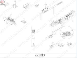 Sistema de Deslizamiento Suspendido de Alta Resistencia, Riel para <span class=keywords><strong>Puerta</strong></span> <span class=keywords><strong>Corredera</strong></span>, <span class=keywords><strong>Rodillo</strong></span> para <span class=keywords><strong>Puerta</strong></span> <span class=keywords><strong>Corredera</strong></span> Colgante - Product Image 5