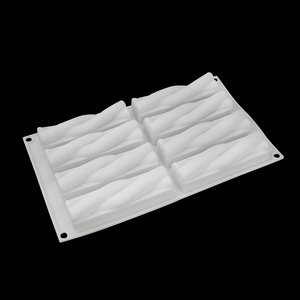 แม่พิมพ์เค้กซิลิโคนทรงบิดเกรดสำหรับทำมูสและมูสอุปกรณ์ทำเค้กระดับพรีเมียม - Product Image 2