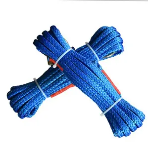 Ultra high molecular polyethylene rope climbing tensile wear-resistant fiber braided protective binding belt three ropes