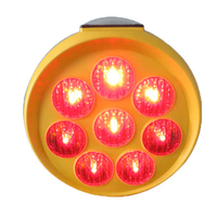 Feu de signalisation solaire CadSolar Sunflower 400 mm 8 LED autonomie 15 jours IP65 pour parking et barrière