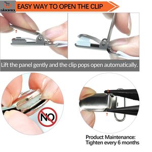 Sangles de maintien pour draps, attaches réglables pour draps, clips de fixation pour draps, gardent les draps en place - Product Image 5
