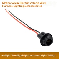 Support de lampe T10 pour voiture, support de lampe d'instrument pour feux arrière de moto et de véhicule électrique, personnalisable