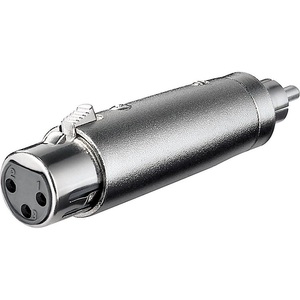 อะแดปเตอร์ XLR ตัวเมียเป็น RCA ตัวผู้ สำหรับแปลงสายไมโครโฟน - Product Image 1