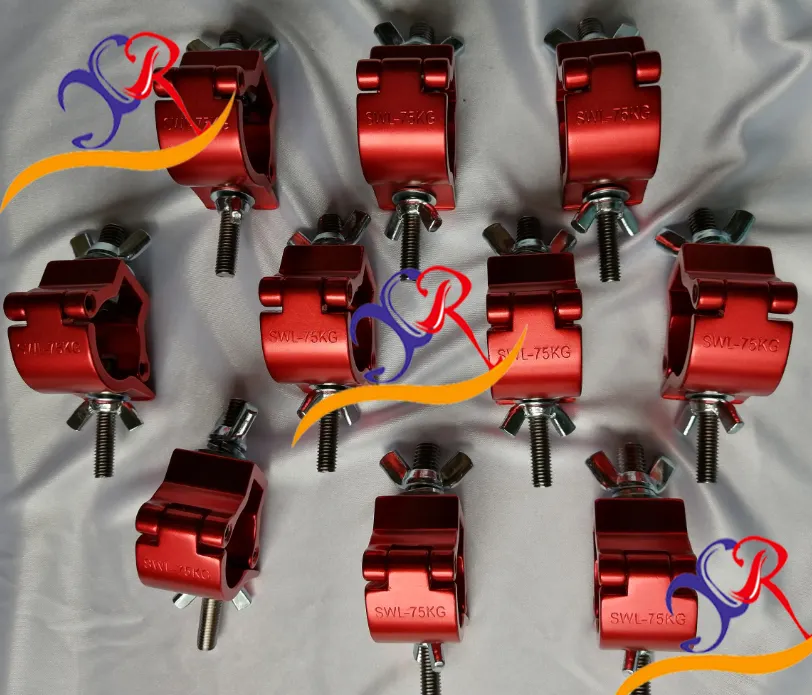 TUV cheaper red lighting pipe clamps