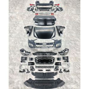 Kit Carrozzeria per <span class=keywords><strong>Audi</strong></span> <span class=keywords><strong>A6</strong></span> 2013-2018 - Aggiornamento a RS6 2023+ - Paraurti Anteriore e Posteriore, Minigonne Laterali, Set Completo - Product Image 2