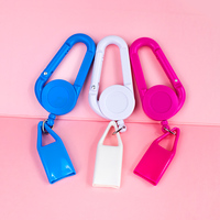 Porte-clés créatif personnalisé de luxe, anti-perte, rétractable, avec clip, porte-briquet, laisse, accessoires pour fumeurs