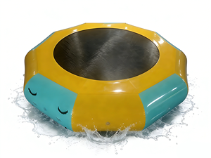 Plataforma de Trampolín Acuático Inflable EASYFUN, Interesante Colchoneta Flotante Inflable para Saltos Bungee, Parque de Aventuras Acuáticas - Product Image 1