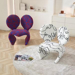Silla de Ocio Moderna para Sala de Estar o Dormitorio, con Forma de Dibujos Animados, Silla Infantil de Metal con Tapicería de Tela, Estilo <span class=keywords><strong>Mickey</strong></span>, para Hotel o Villa - Product Image 5