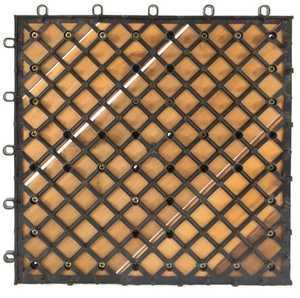 Vietwood 100% FSC Tuiles de terrasse en bois d'acacia Couleur naturelle Design moderne Technique lisse Antidérapant Imperméable pour une utilisation en extérieur - Product Image 6