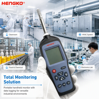 Enregistreur de données de température et d'humidité portable HENGKO HG970 -30 à 80 ° C pour la surveillance de l'environnement des entrepôts