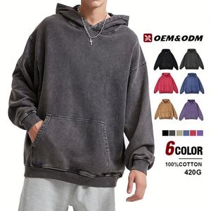 Sudaderas con Capucha Recién Lanzadas, de Algodón, Unisex, Gruesas, Cómodas, Elegantes, Estilo Urbano, Bordadas, Deportivas, con Logotipo Personalizado para Hombre - Product Image 2