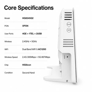 ใช้ WIFI 5 ไร้สาย ONT Hua Wei HG 8245Q2 8245X6 8245W5 GPON ONT โมเด็ม XPON ONU เราเตอร์ พร้อมพอร์ต 4GE 1TEL 1USB - Product Image 3