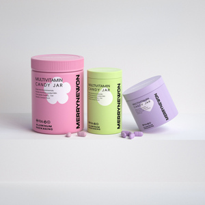 Refillable Supplement Jar Packaging | <b>Secure</b> Aluminum Pill Jar for Vitamin Storage V Pill Container - Product Image 1