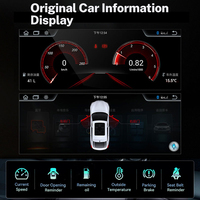 Lecteur multimédia stéréo de voiture avec navigation GPS 12,3 pouces, écran tactile Android, audio pour BMW Série 3/5 E60 E61 E63 M6 E90 E91 E92