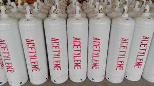 Cylindre d'acétylène de soudage 40L Utilisation de soudage Équipement de soudage à l'acétylène Bouteilles d'acétylène d'oxygène - Product Image 4