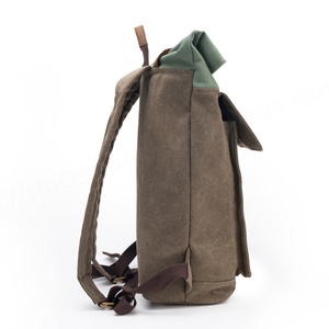 Randonnée en plein air Camping Mode Toile Sac à dos Mochila Ordinateur portable Homme Nylon Doublure Sac à dos Personnalisé - Product Image 6