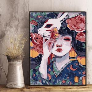 12 \ "wx16 \" dipinto su tela <span class=keywords><strong>con</strong></span> scatola <span class=keywords><strong>per</strong></span> principianti dipinto colorato sulle montagne del lago al tramonto <span class=keywords><strong>con</strong></span> Kit di <span class=keywords><strong>numeri</strong></span> <span class=keywords><strong>per</strong></span> <span class=keywords><strong>adulti</strong></span> e bambini - Product Image 2