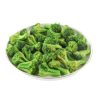 Approvisionnement direct usine OEM ODM Brocoli croustillant déshydraté à basse température Halal, snacks fitness pour la gym, frit sous vide