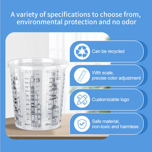 385ml 680ml 1370ml 2250ml di vernice tazza di plastica per misurare la miscela rapida tazze - Product Image 2