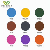 Verres unifocaux photochromiques colorés Weishuo Marron Bleu Rose Violet Orange Vert 1.56 HMC Asphériques Courbe de base 3C 70mm