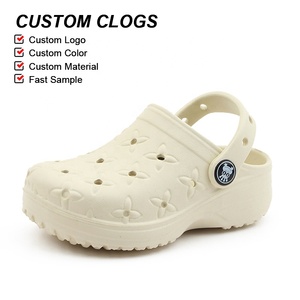 OLICOM Vente <span class=keywords><strong>en</strong></span> gros Sabots personnalisés avec logo pour filles, chaussures pour enfants, jolies fleurs, EVA souple, antidérapants, confortables, respirants, sabots pour piscine et plage - Product Image 3