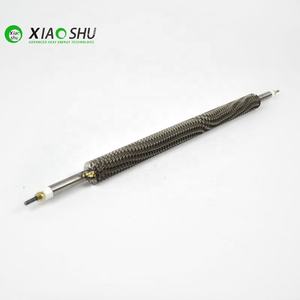 XIAOSHU 12*525mm Varilla de calentamiento tubular 115V 833W 900W Calentador tubular con aletas para aire acondicionado - Product Image 1