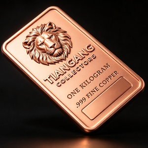 99.9% Fine <b>Copper</b> Bullion Bar 1 Kg Custom Pattern Metal Ingot Decor Collection Gift Home Office Desk <b>Ornament</b> - Product Image 1