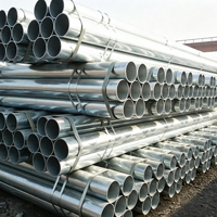 Tuyau en acier galvanisé à chaud de qualité supérieure, diamètres 1, 2, 3, 4, 6, 8 pouces, tube rond GI de 6 m pour travaux de construction