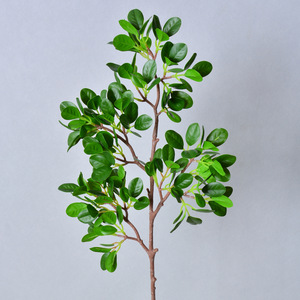 Pianta Artificiale Durevole in PU Effetto Reale, Foglie Verdi Milan, per Decorazioni Domestiche, Natale e Halloween, Altezza 58 cm - Product Image 6