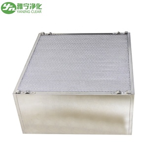 Yaning sâu pleat Gel con dấu laminar dòng chảy mui xe hộ gia đình <span class=keywords><strong>HEPA</strong></span> Bộ lọc không khí H13 H14 ffu fan hâm mộ Bộ lọc đơn vị máy lọc không khí Bộ lọc <span class=keywords><strong>HEPA</strong></span> - Product Image 5