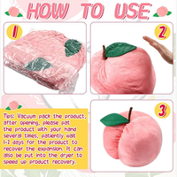 Pluche speelgoed knuffeldier cartoon fruit gesimuleerd fruit en groente cadeau dier groothandel klauwautomaat arcade kussen OEM