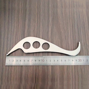 HZ nuovo <span class=keywords><strong>Design</strong></span> caldo 3D in acciaio inox Guasha grande forma di uccello viso corpo in metallo Gua Sha - Product Image 4