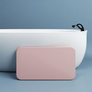 Tapis de bain en terre de diatomées, design minimaliste rectangulaire, antidérapant, séchage rapide, pour salle de bain, entrée, toilettes, couleur personnalisable - Product Image 5