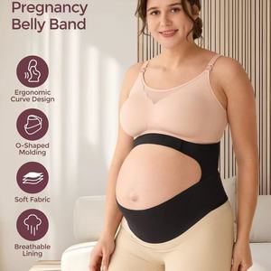 Cinturón de Soporte Abdominal Prenatal para Mujeres Embarazadas, para el Embarazo de Mediados a Finales, Cinturón de Soporte para Vientre Grande, Diseño Delgado - Product Image 3