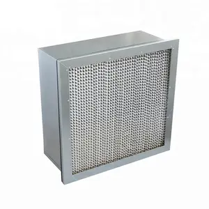 Filtro HEPA a pieghe profonde separatore in alluminio 24x24x12 con doppia intestazione o intestazione singola