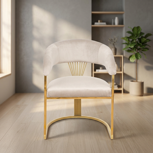 Ensemble de chaises de salle à manger pour hôtel de luxe moderne, en acier inoxydable, tissu en velours noir capitonné, pour salon, chambre, restaurant, respectueux de l'environnement - Product Image 5