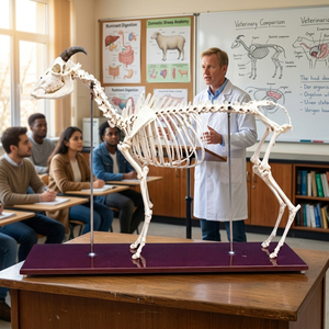 Modelo de <span class=keywords><strong>Esqueleto</strong></span> de <span class=keywords><strong>Cabra</strong></span> Anatómico de Tamaño Real, Especímen de Hueso de Cordero Realista para Educación Veterinaria y Ayuda en Anatomía para Acupuntura Médica - Product Image 6