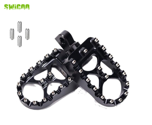 Motocicleta SWICOO MX <span class=keywords><strong>Chopper</strong></span> Estilo Bobber 360 °   Reposapiés CNC Giratorios Anchos para Harley Dyna Sportster Fatboy Iron <span class=keywords><strong>883</strong></span> - Product Image 2