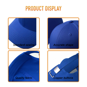 Casquette de baseball en coton à 6 panneaux, design sportif, logo brodé, pour les sports de plein air, confort doux, usage quotidien décontracté - Product Image 4