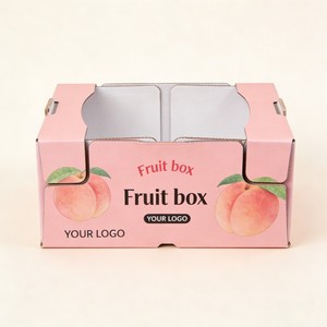 Boîtes d'expédition en carton pour kiwis, pêches, bananes, raisins, de haute qualité, 5 couches, pour l'emballage des fruits en gros - Product Image 3