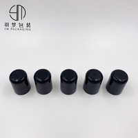 Support noir pour bouteille en verre, 10 pièces, boule à bille, plastique noir, bouteille en verre, essentiel, 18mm