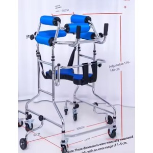Rehabilitation Equipment Lightweight <b>Rollator</b> <b>Walker</b> With Seat and Wheels for Elderly - Product Image 2