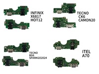 Connecteur de charge Infinix SPARK6GO avec câble flexible et garantie 1 an, puce IC C/F Micro USB pour chargeur