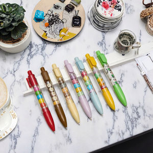 Encre noire 0.5mm bricolage stylos gel effaçables avec Logo personnalisé plastique Durable rechargeable et <span class=keywords><strong>action</strong></span> de presse pour le soulagement du stress d'examen - Product Image 3