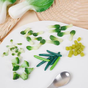 Fait à la main Miniature PVC Playhouse escargot poudre marmite oeufs pochés bricolage maïs légumes matière plastique accessoires pour enfants - Product Image 3