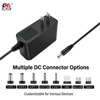 Adaptateur d'alimentation à découpage certifié ETL FCC CE CB RoHS CCC CQC, prix usine, 5V3A 15W AC DC, pour bande LED et alimentation CCTV
