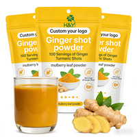 Poudre de gingembre pur en vrac pour boissons et compléments alimentaires OEM