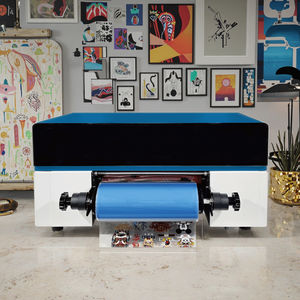 Impresora de rollo a rollo de tinta UV de cristal blanco todo en uno Nueva condición Garantía de 1 año Máquina laminadora de etiquetas para varios propósitos - Product Image 6