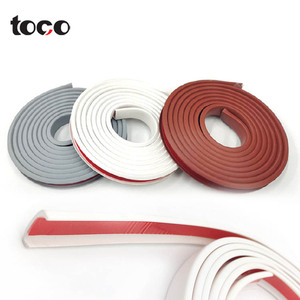 TOCO U <strong>Edge</strong> Banding Profie <strong>Plastic</strong> Binding <strong>Trim</strong> Strip Solid Pvc Banding Flexible Formica Tape Laminate <strong>Edges</strong> - Product Image 1